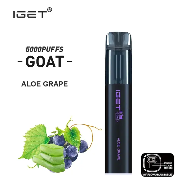 Aloe Grape – IGET Goat 5000 Puffs disposable vape Australia