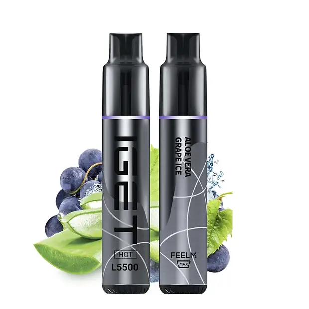Aloe Vera Grape Ice – IGET HOT 5500 Puffs disposable vape Australia