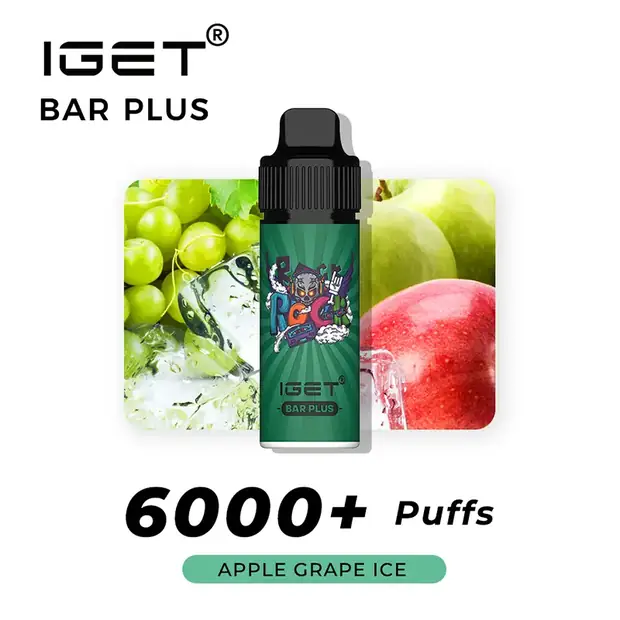 Apple Grape Ice – IGET Bar Plus 6000 Puffs disposable vape Australia