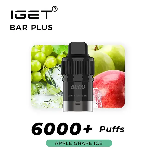 Apple Grape Ice – IGET Bar Plus Pod 6000 Puffs Australia