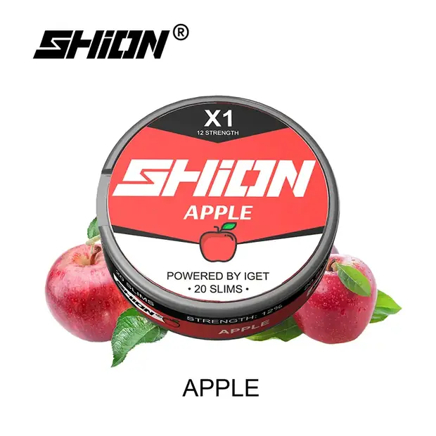 Apple – IGET SHION X1 Nicotine Pouch 12mg Australia