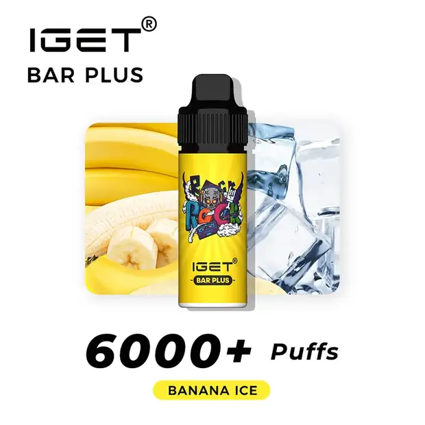 Banana Ice – IGET Bar Plus 6000 Puffs disposable vape Australia