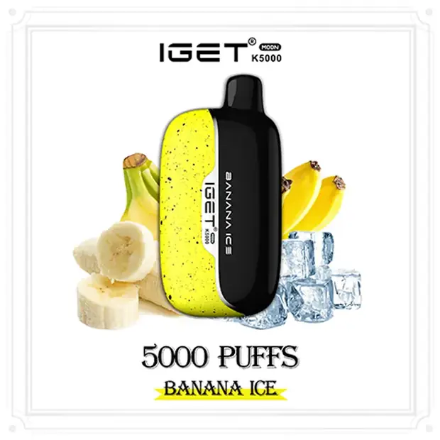 Banana Ice – IGET Moon 5000 Puffs disposable vape Australia