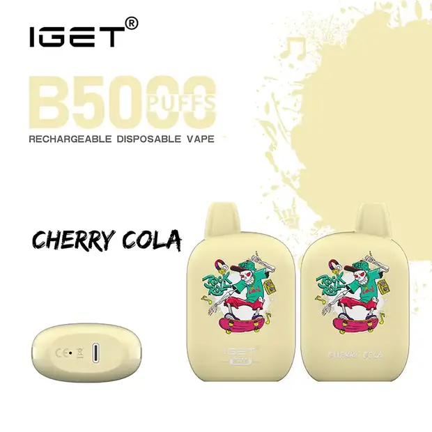 Cherry Cola – IGET B5000 disposable vape Australia