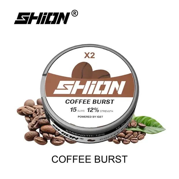 Coffee Burst – IGET SHION X2 Nicotine Pouch 12mg Australia