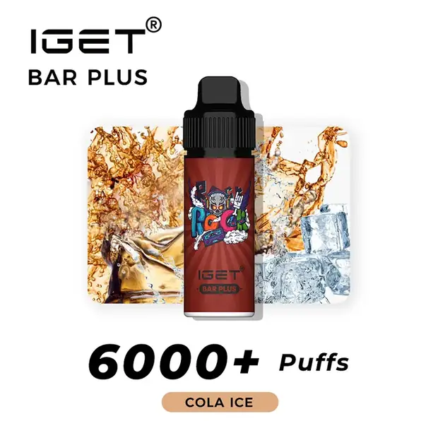 Cola Ice – IGET Bar Plus 6000 Puffs disposable vape Australia