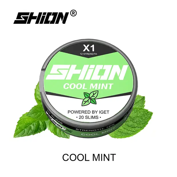 Cool Mint – IGET SHION X1 Nicotine Pouch 12mg Australia