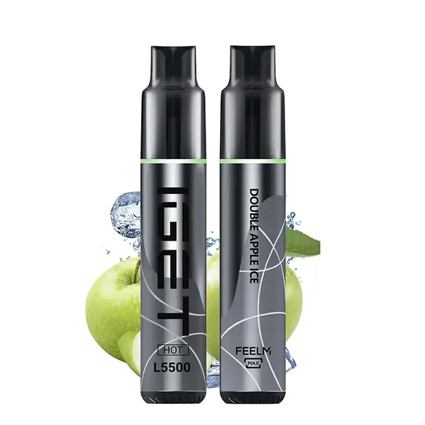 Double Apple Ice – IGET HOT 5500 Puffs disposable vape Australia