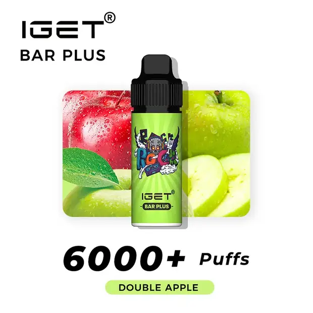 Double Apple – IGET Bar Plus 6000 Puffs disposable vape Australia