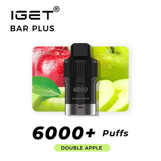 Double Apple – IGET Bar Plus Pod 6000 Puffs Australia