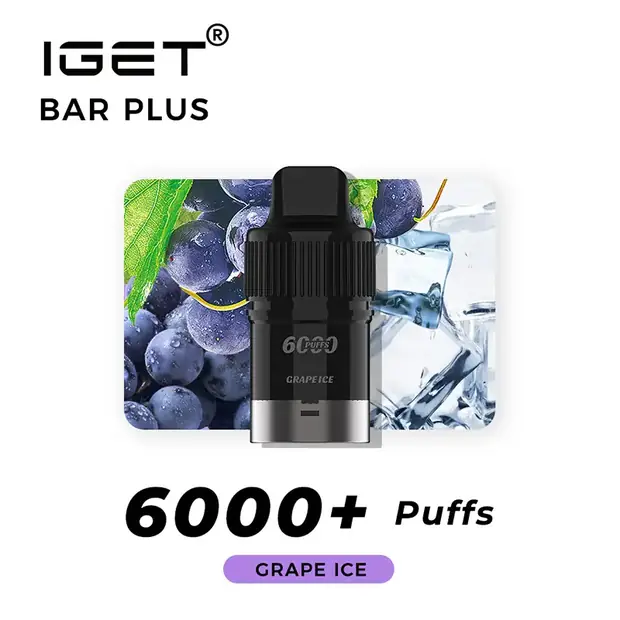 Grape Ice – IGET Bar Plus Pod 6000 Puffs Australia