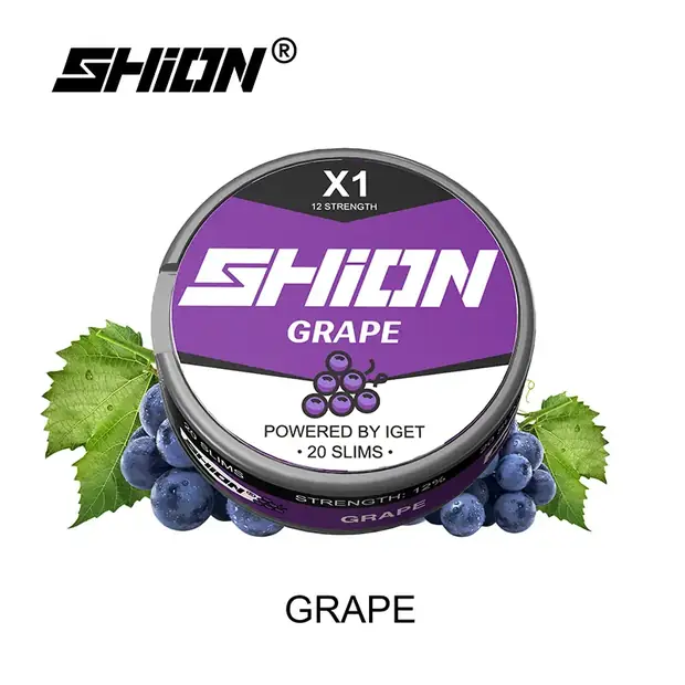 Grape – IGET SHION X1 Nicotine Pouch 12mg Australia