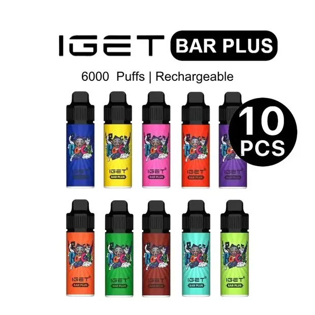 IGET Bar Plus Box Mixed Flavours (10PCS) bulk vape carton Australia