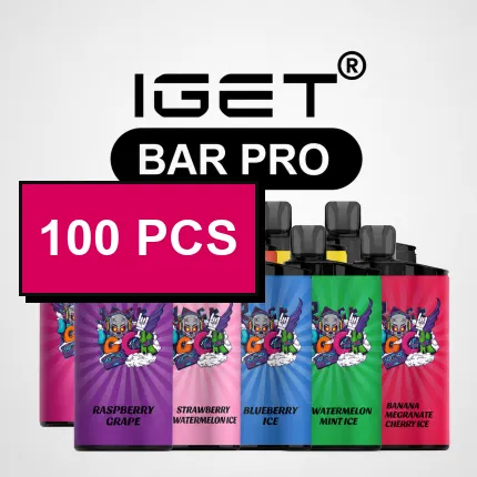 IGET Bar Pro Wholesale 100 Pcs bulk vape carton Australia