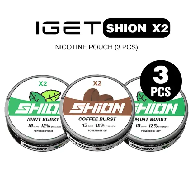 IGET SHION X2 Nicotine Pouch Bundle (3PCS) Australia
