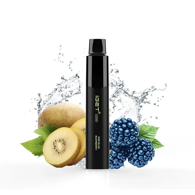 Kiwi Blue Raspberry – IGET Legend 4000 Puffs disposable vape Australia