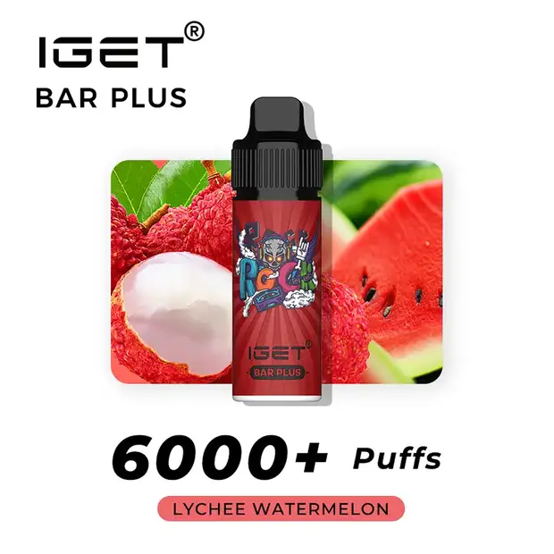Lychee Watermelon – IGET Bar Plus 6000 Puffs disposable vape Australia