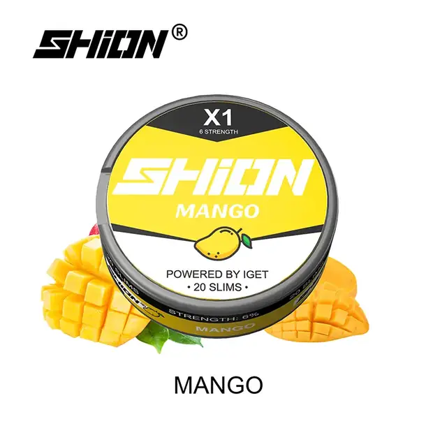 Mango – IGET SHION X1 Nicotine Pouch 6mg Australia