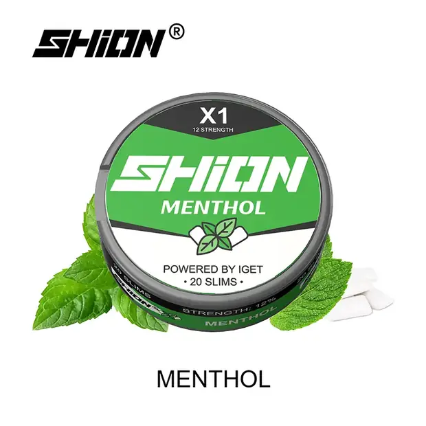 Menthol – IGET SHION X1 Nicotine Pouch 12mg Australia