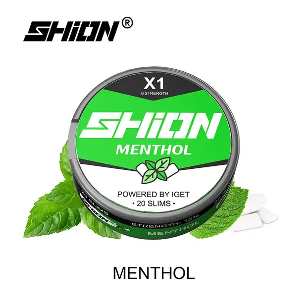 Menthol – IGET SHION X1 Nicotine Pouch 6mg Australia
