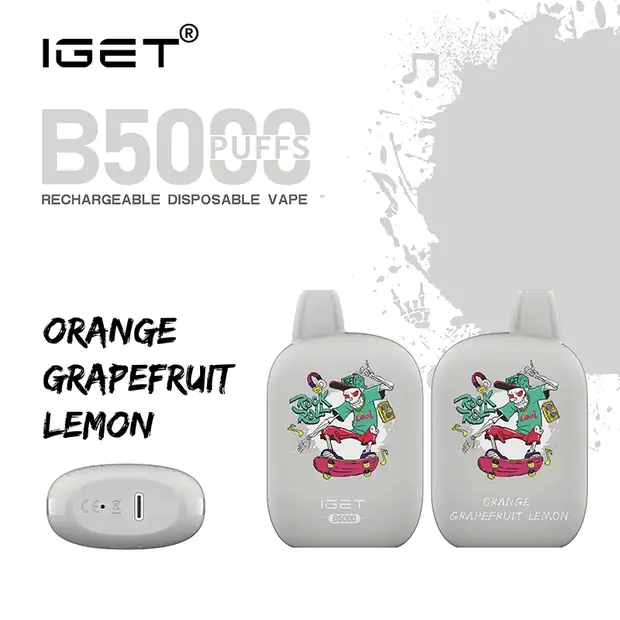 Orange Grapefruit Lemon – IGET B5000 disposable vape Australia