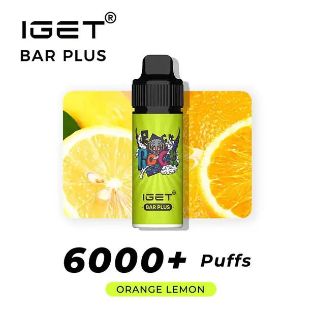 Orange Lemon – IGET Bar Plus 6000 Puffs disposable vape Australia