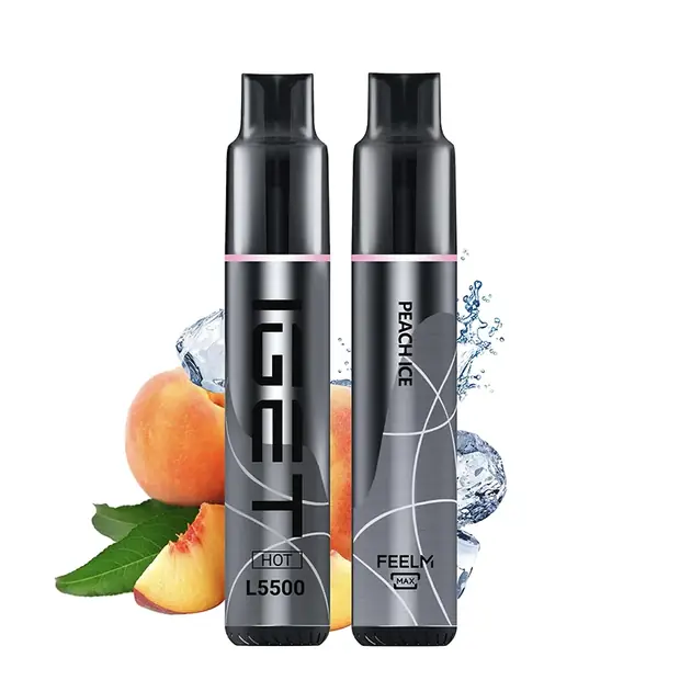 Peach Ice – IGET HOT 5500 Puffs disposable vape Australia