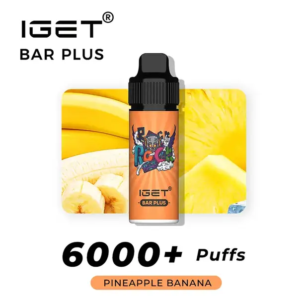 Pineapple Banana – IGET Bar Plus 6000 Puffs disposable vape Australia