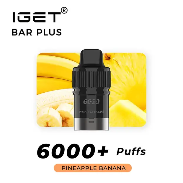 Pineapple Banana – IGET Bar Plus Pod 6000 Puffs Australia