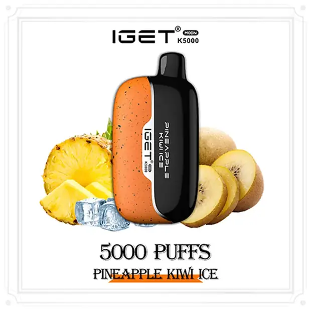 Pineapple Kiwi Ice – IGET Moon 5000 Puffs disposable vape Australia