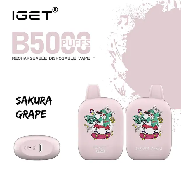 Sakura Grape – IGET B5000 disposable vape Australia
