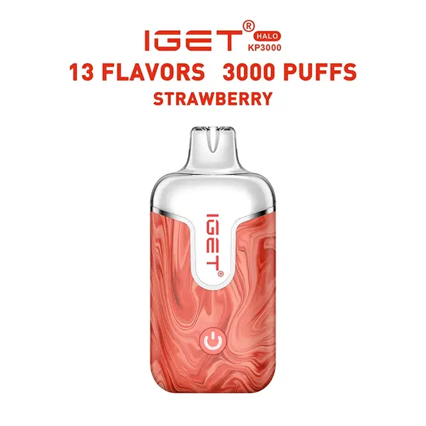 Strawberry – IGET Halo Vape Kit 3000 Puffs Australia