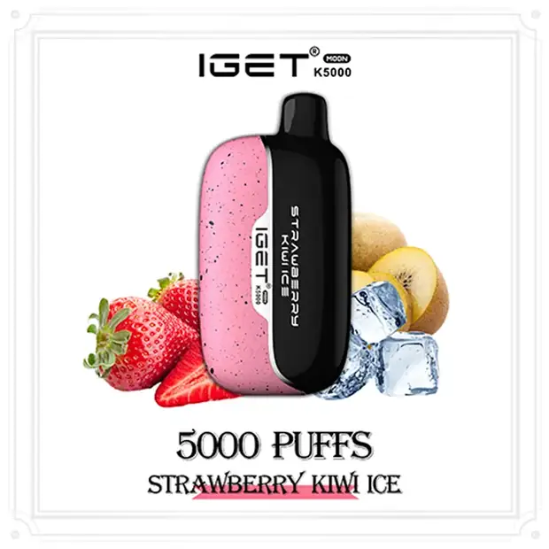 Strawberry Kiwi Ice – IGET Moon 5000 Puffs disposable vape Australia