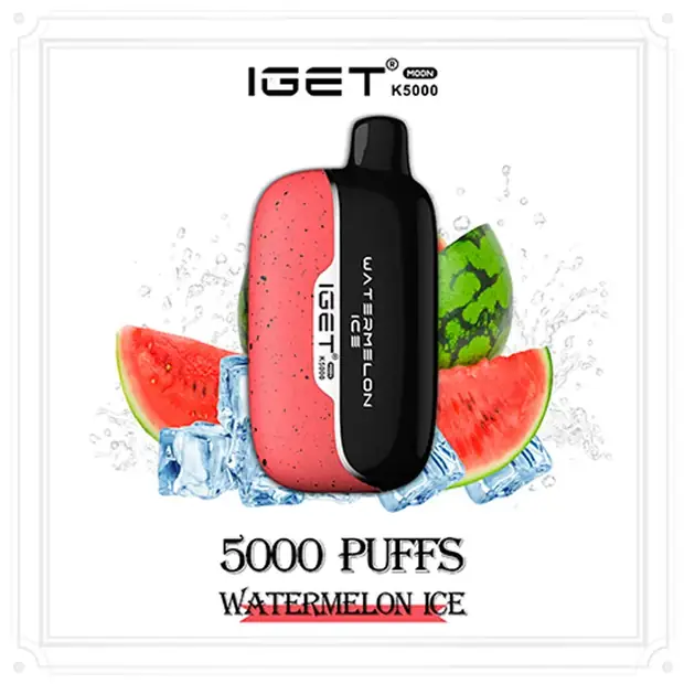 Watermelon Ice – IGET Moon 5000 Puffs disposable vape Australia