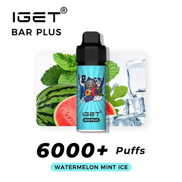 Watermelon Mint Ice – IGET Bar Plus 6000 Puffs disposable vape Australia
